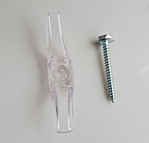 Window blind cord cleats clear - window,