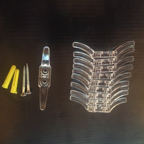 Clear blind cord cleats - x,